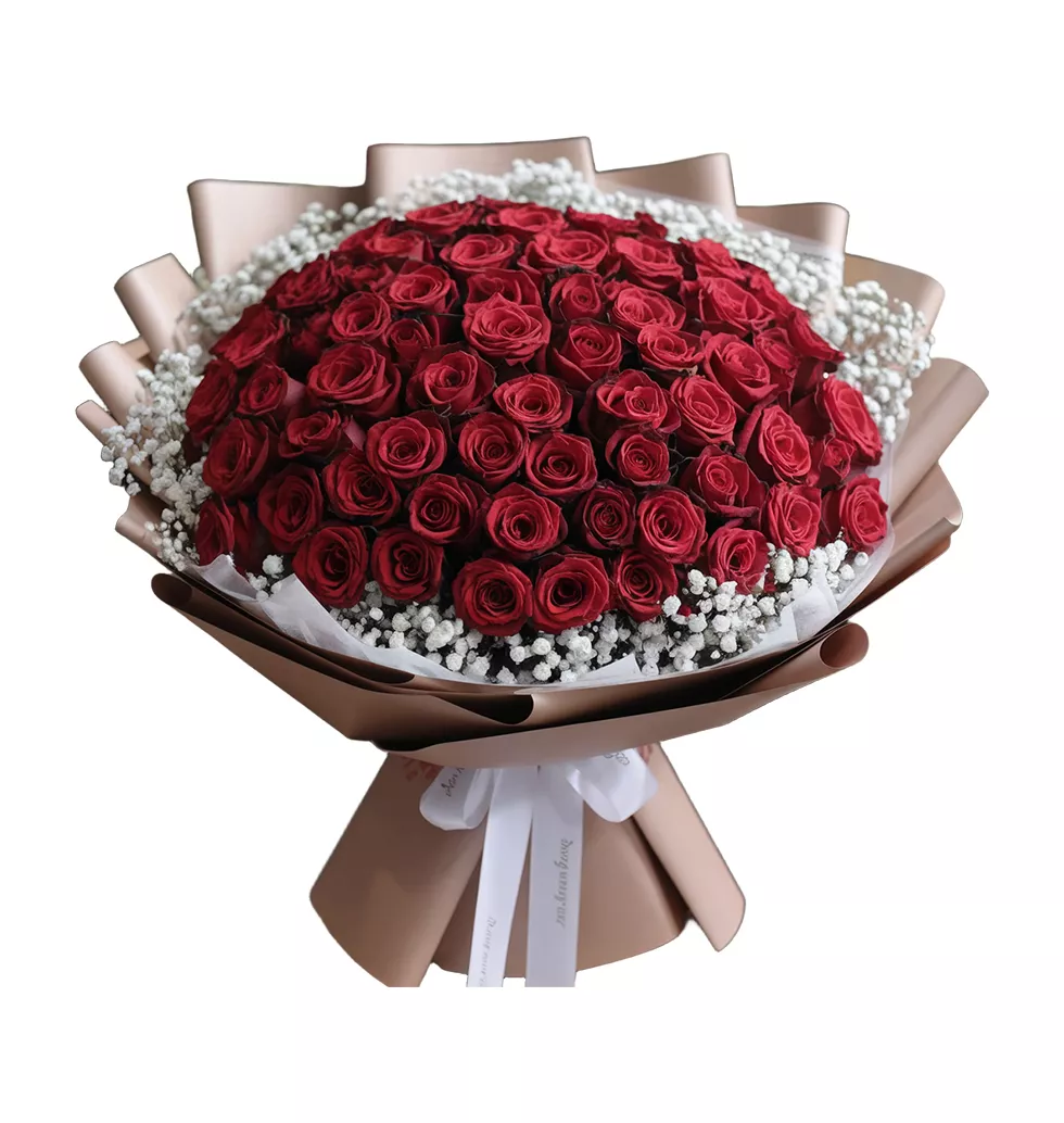 Stunning Symphony 100 Red Roses