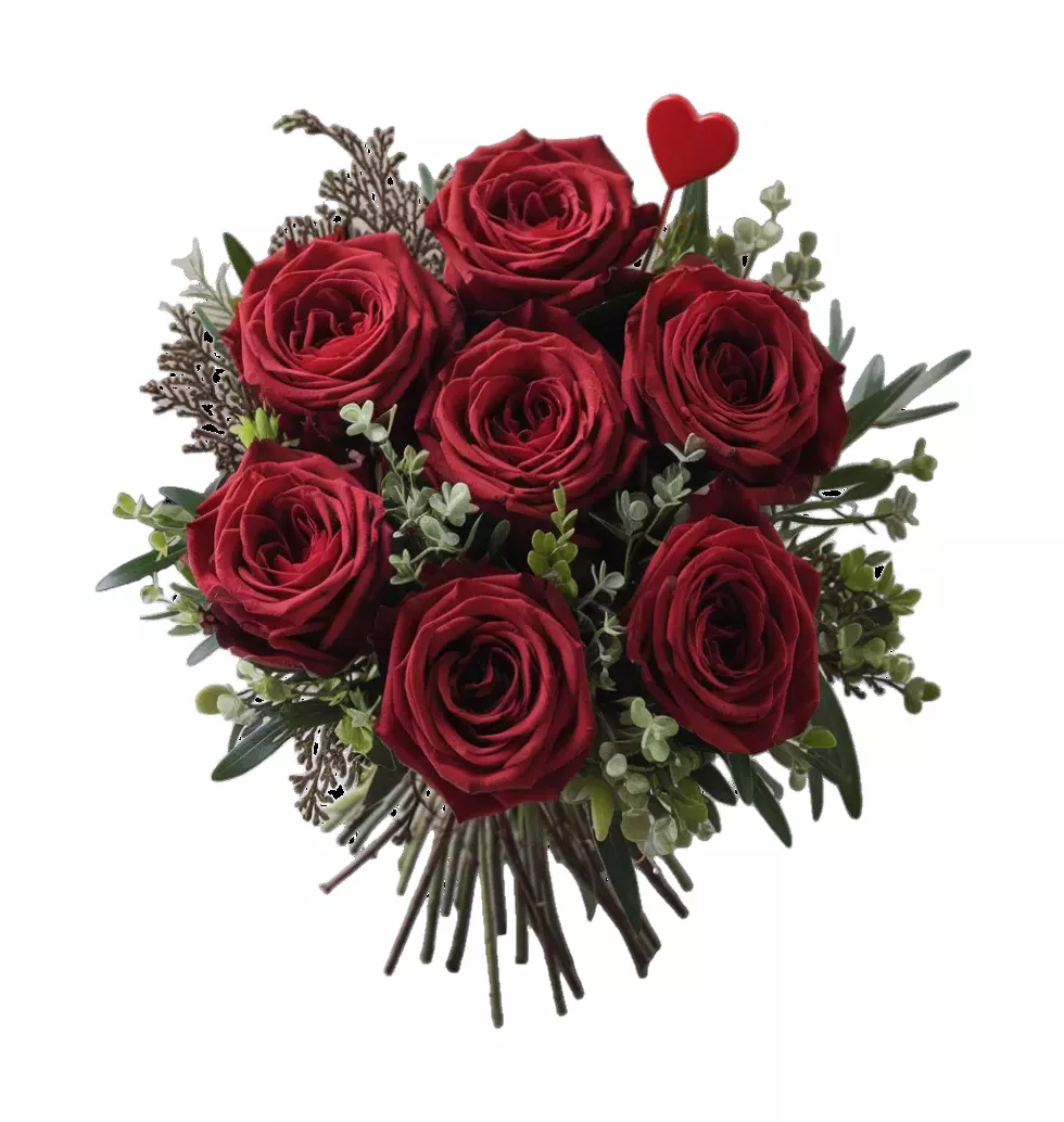 Divine Red Ross Bouquet