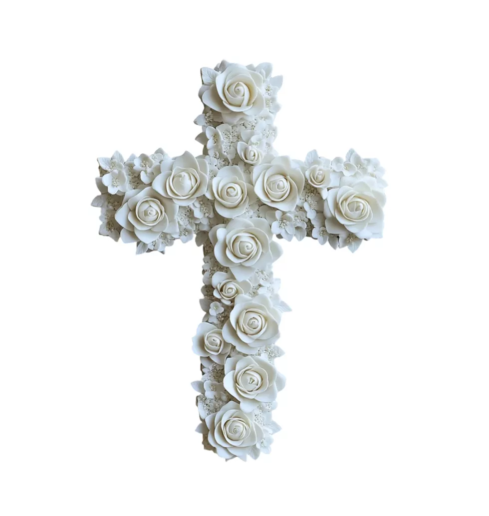 Gentle Goodbye Wreath Arrangement
