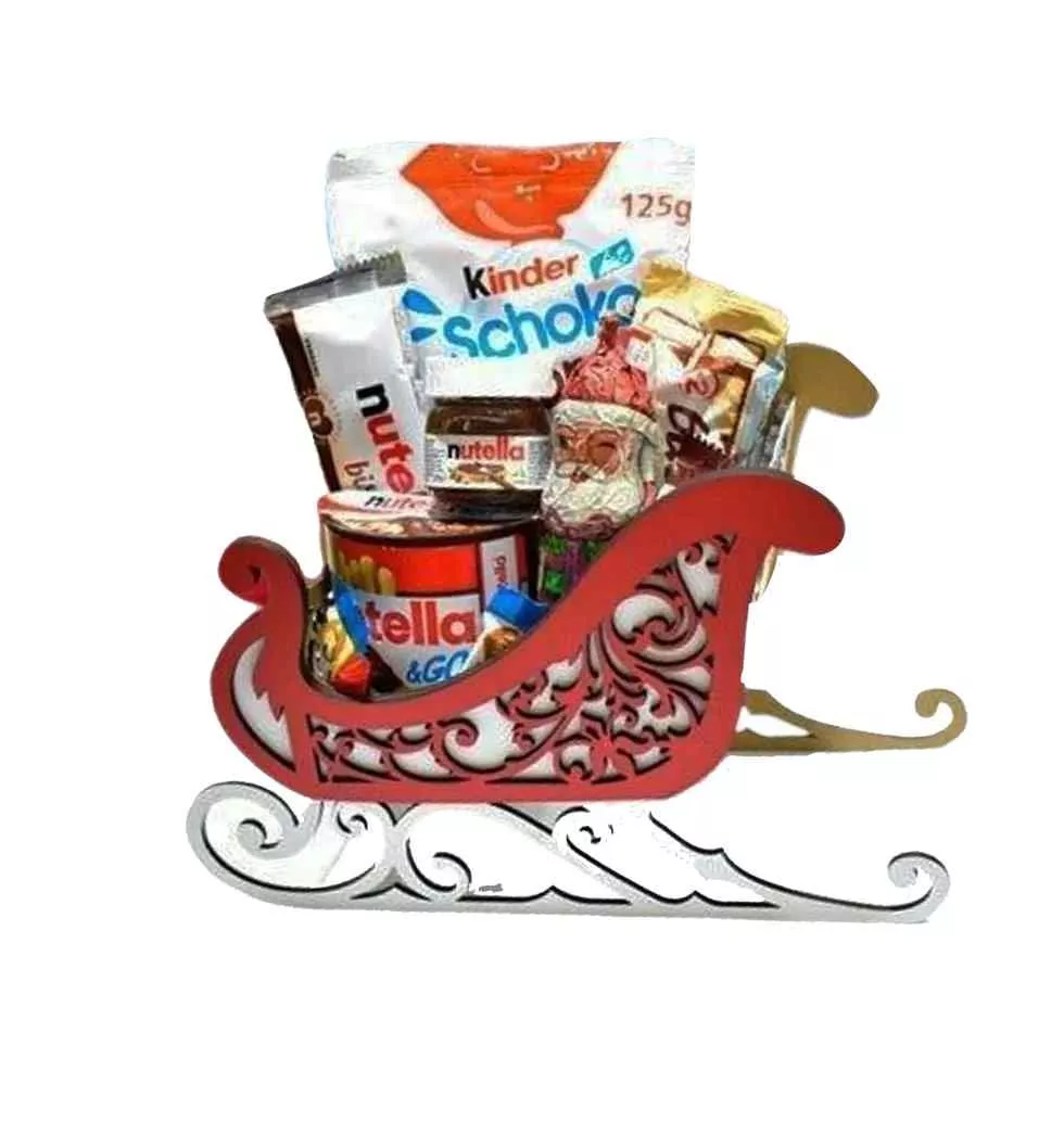 Festive Candy filled Sleigh Delight