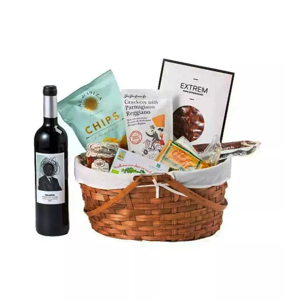 Gift Basket Of Gourmet Food