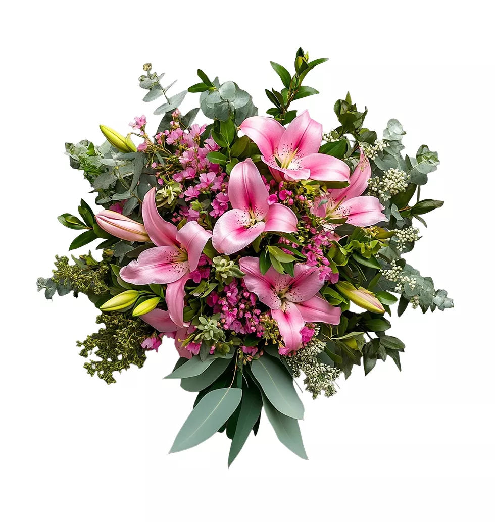 Graceful Lilium Arrangement with Charming Design