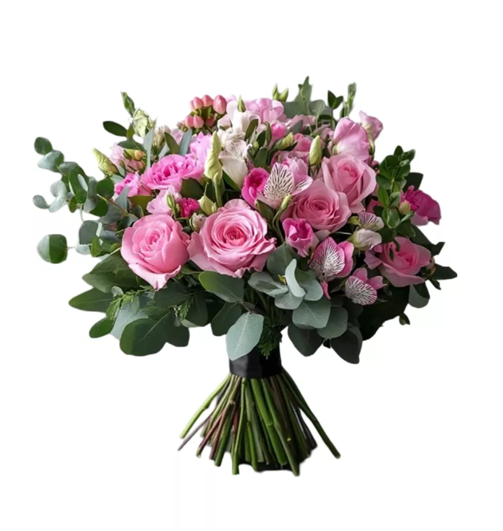 Carnation and Rose Bouquet