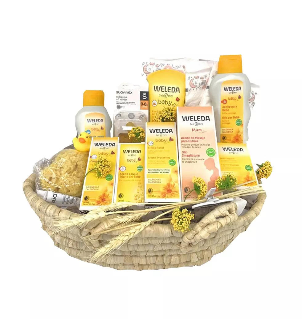Weleda Bathing Essentials Gift Basket