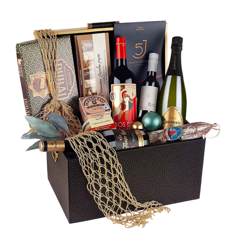 Deluxe Wine & Gourmet Feast Set