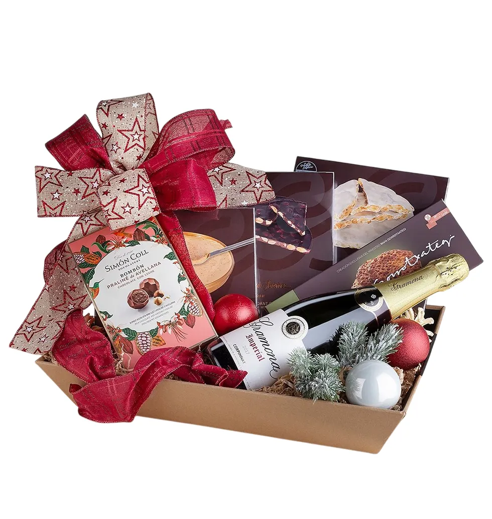Deluxe Sparkling Wine & Nougat Pack