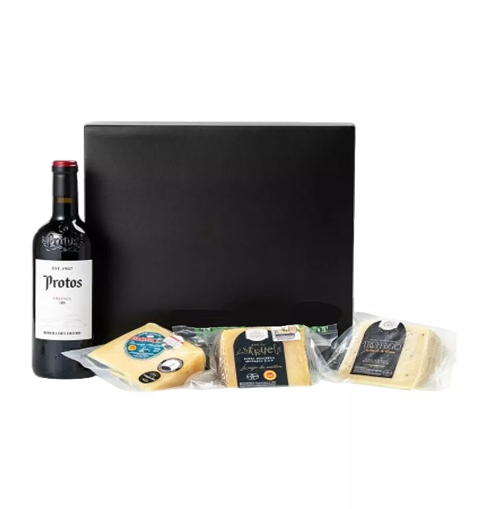 Idiazabal Cheese and Wine Box