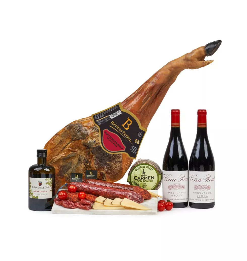 Gourmet Iberian Collection & Wine Set