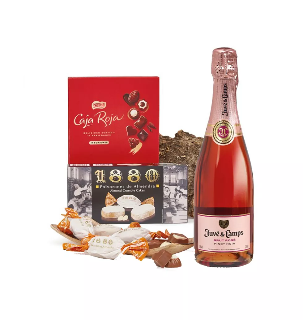 Gourmet Chocolate & Sparkling Wine Set