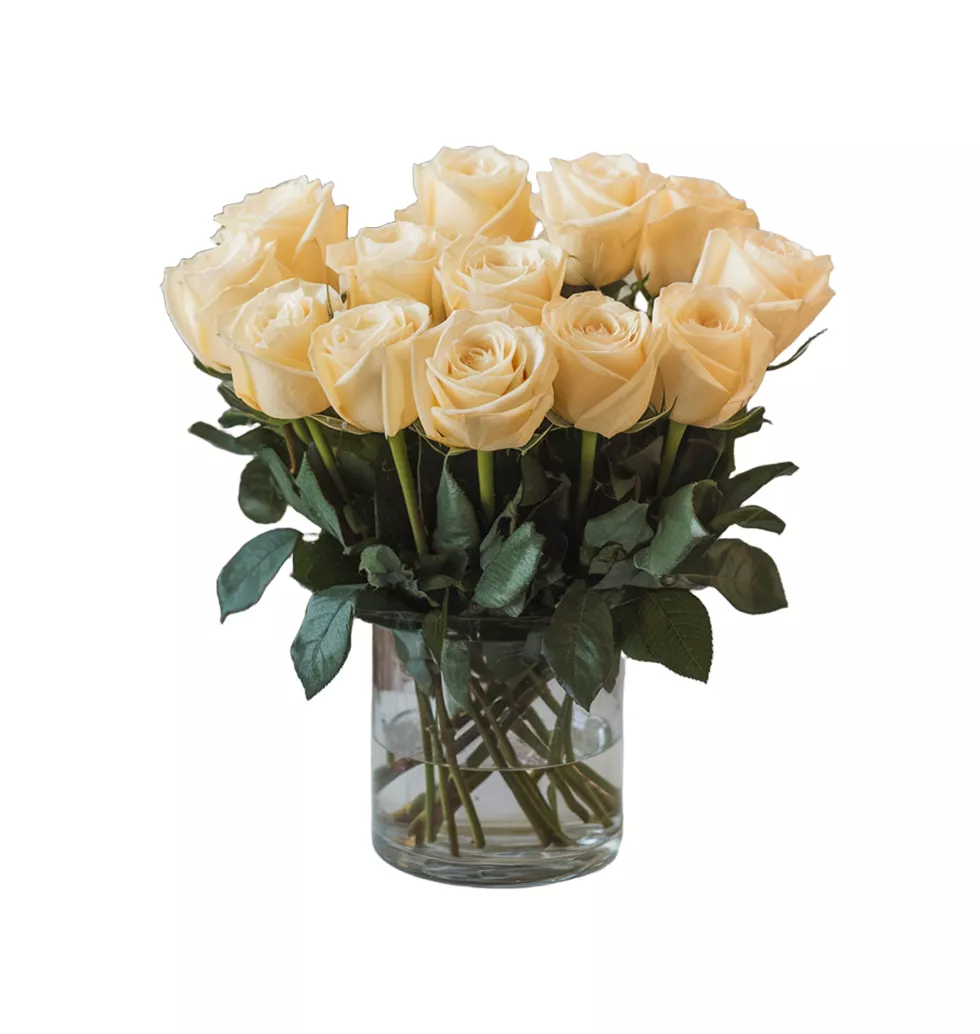 Vibrant Yellow Roses Bouquet