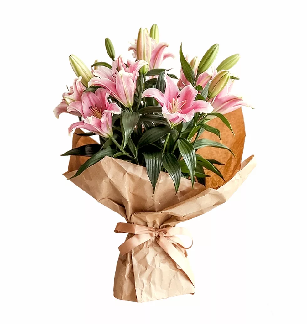 Fragrant Oriental Lilium Bouquet
