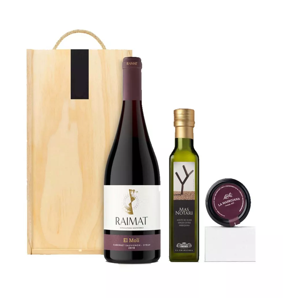 Classic wine and gourmet selection