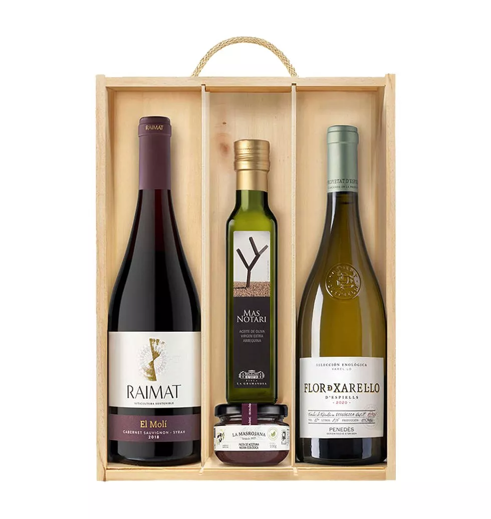 Rich gourmet experience with wines