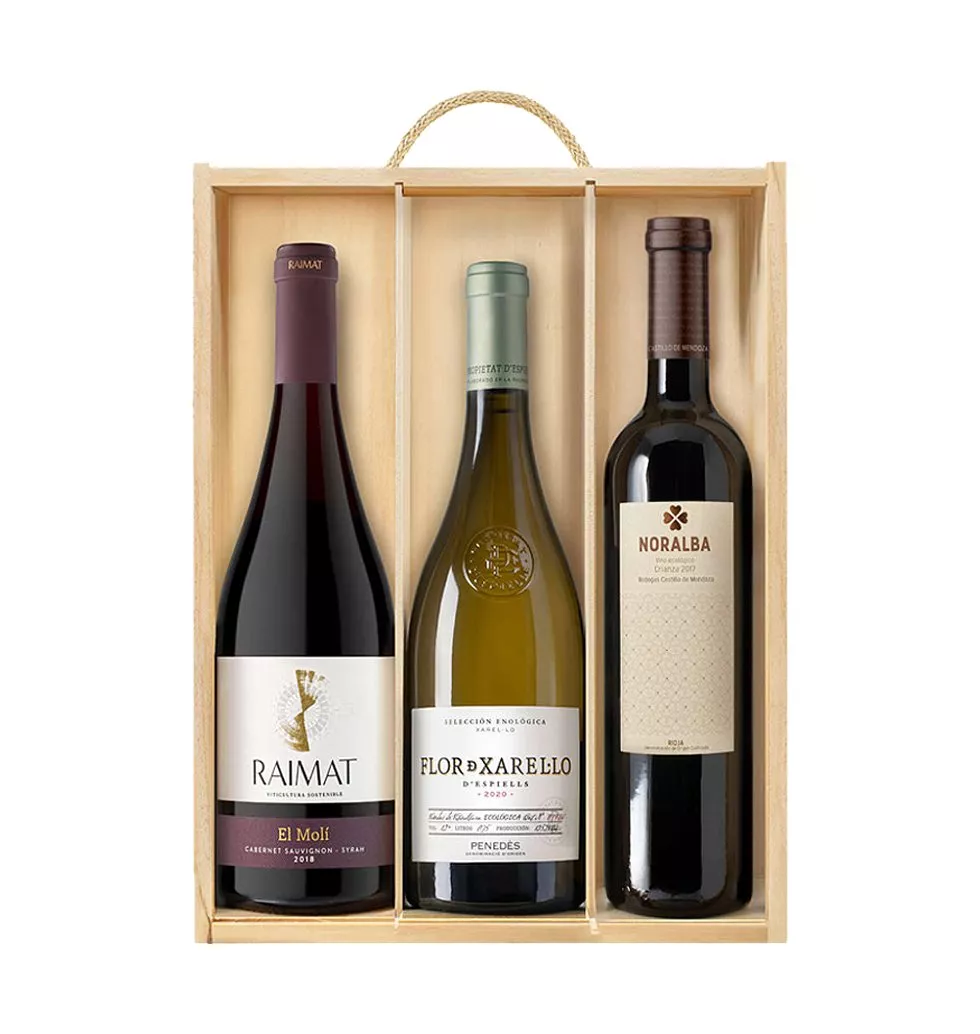 Elegant Organic Wine Gift Set