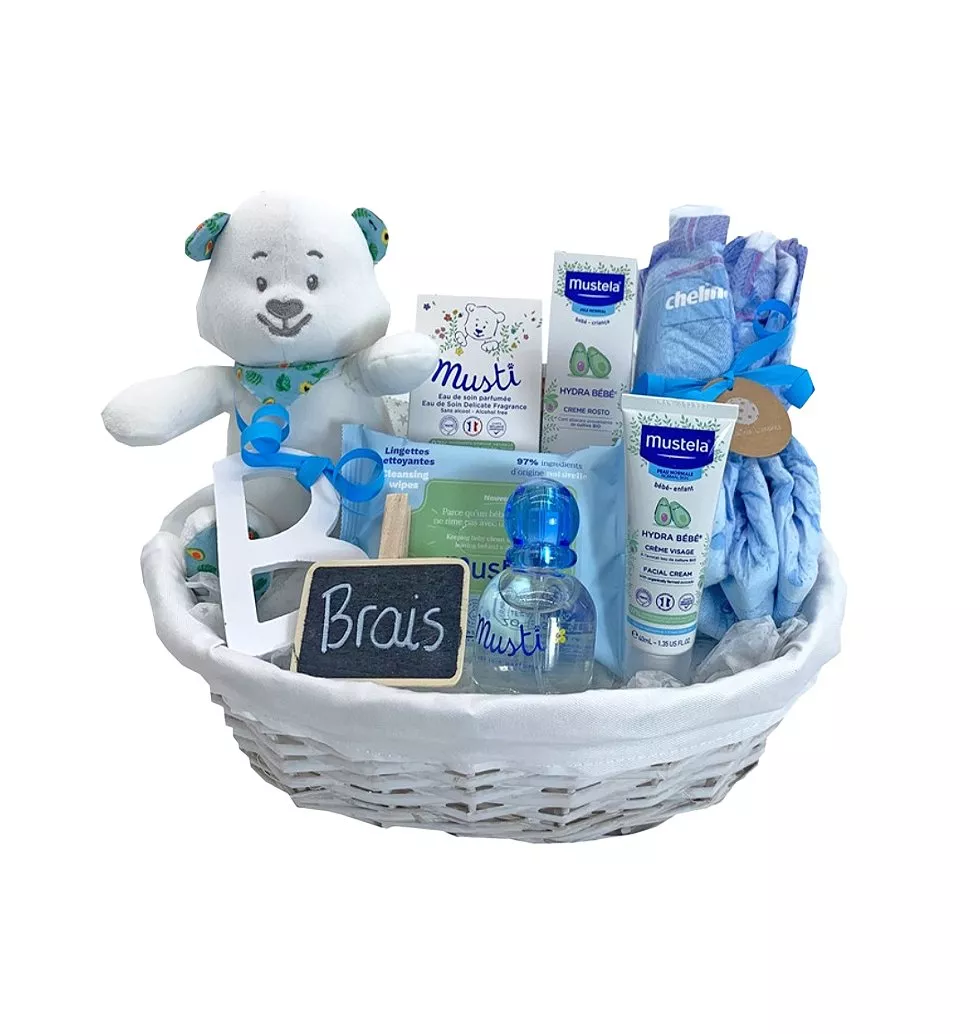 Cherished Newborn Basket of Joy