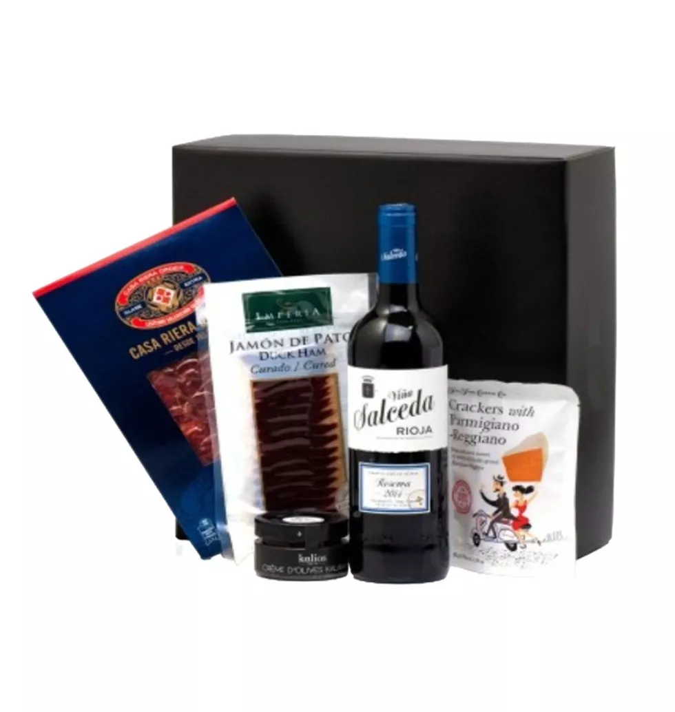 Elegant Meat and Wine Hamper