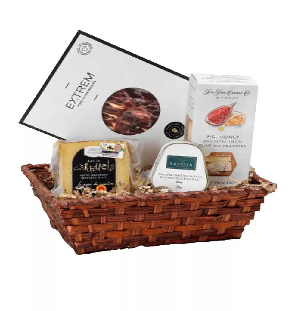 Gourmet Cheese and Meat Basket