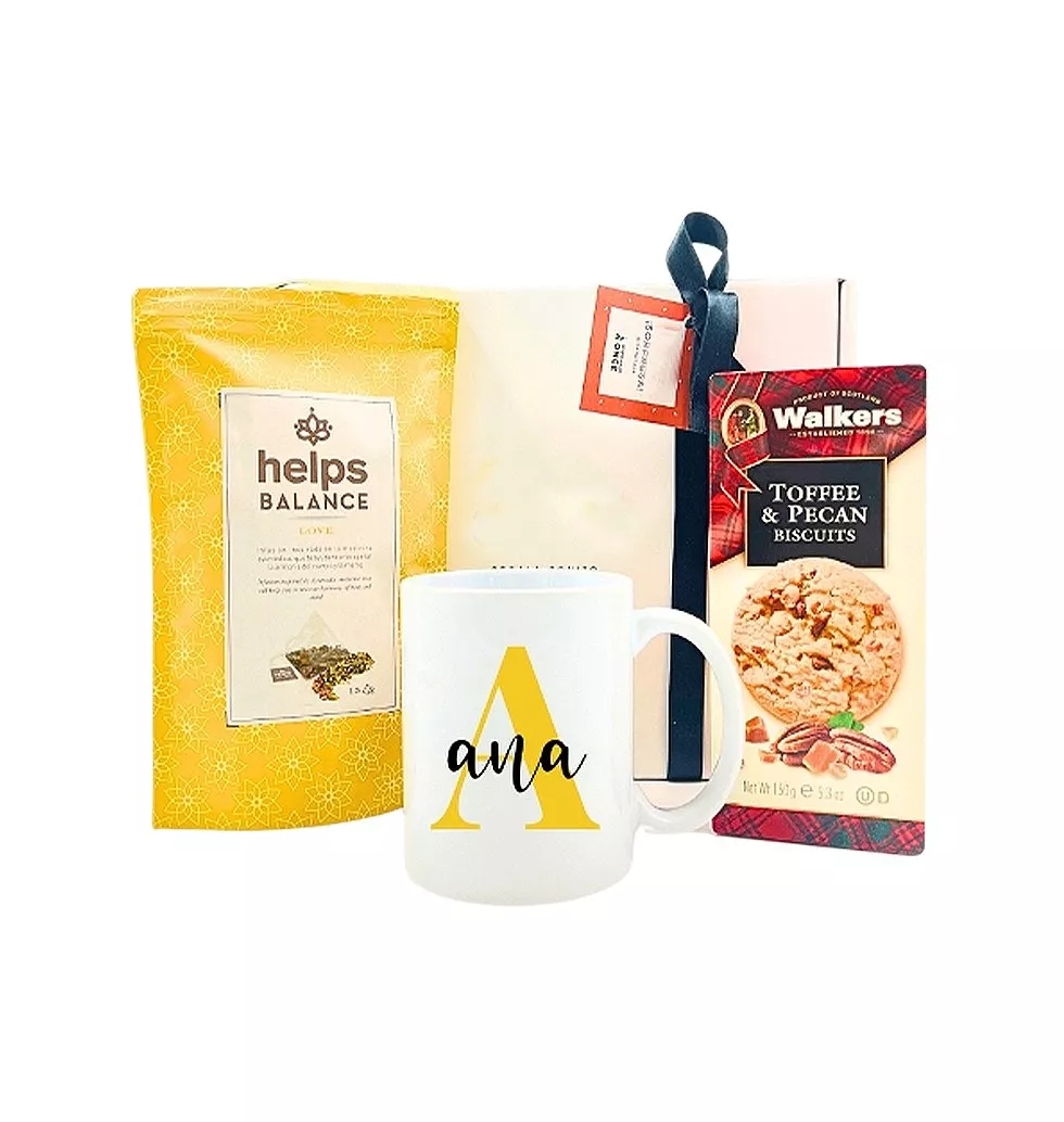 Sophisticated Mug and Tea Box