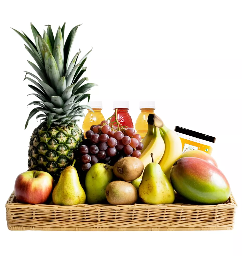 Delightul Gourmet Fruit Gift Basket