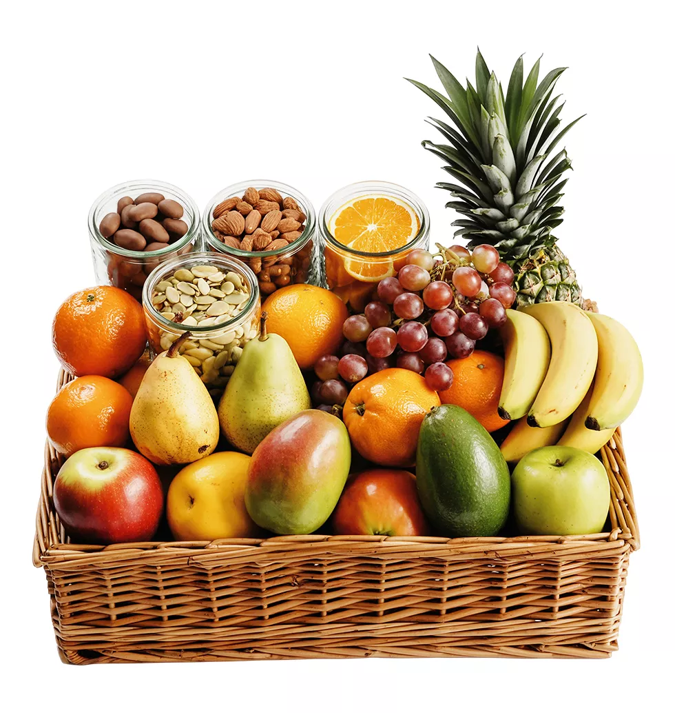 Tropical Fruits, Cava & Choco Hamper