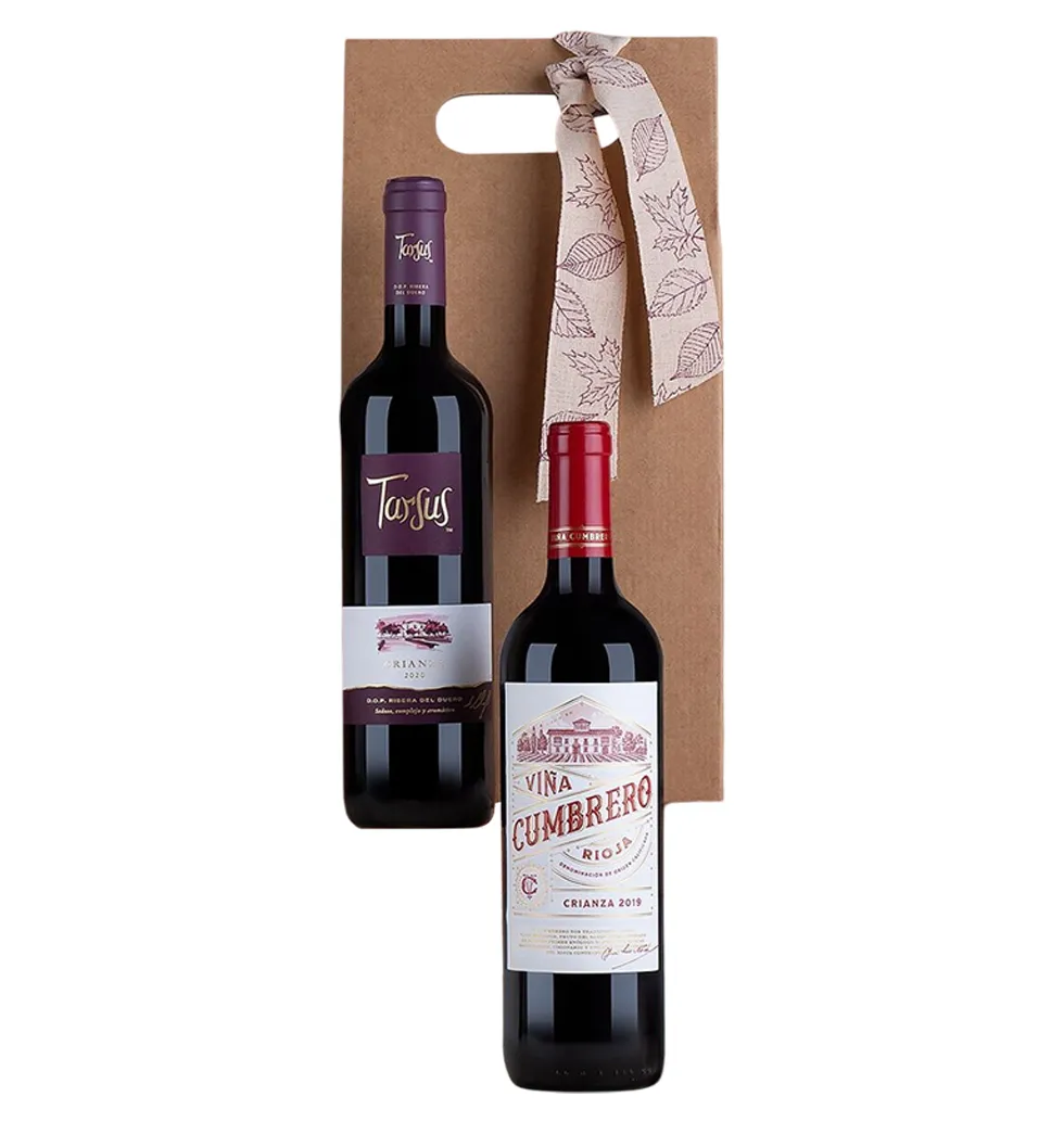 Elegant Christmas Wine & Treats Hamper