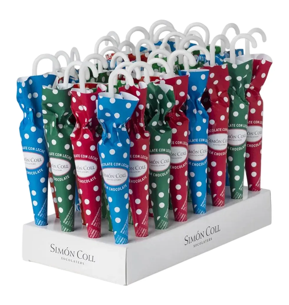 Creamy Chocolate Umbrella Dots Pack