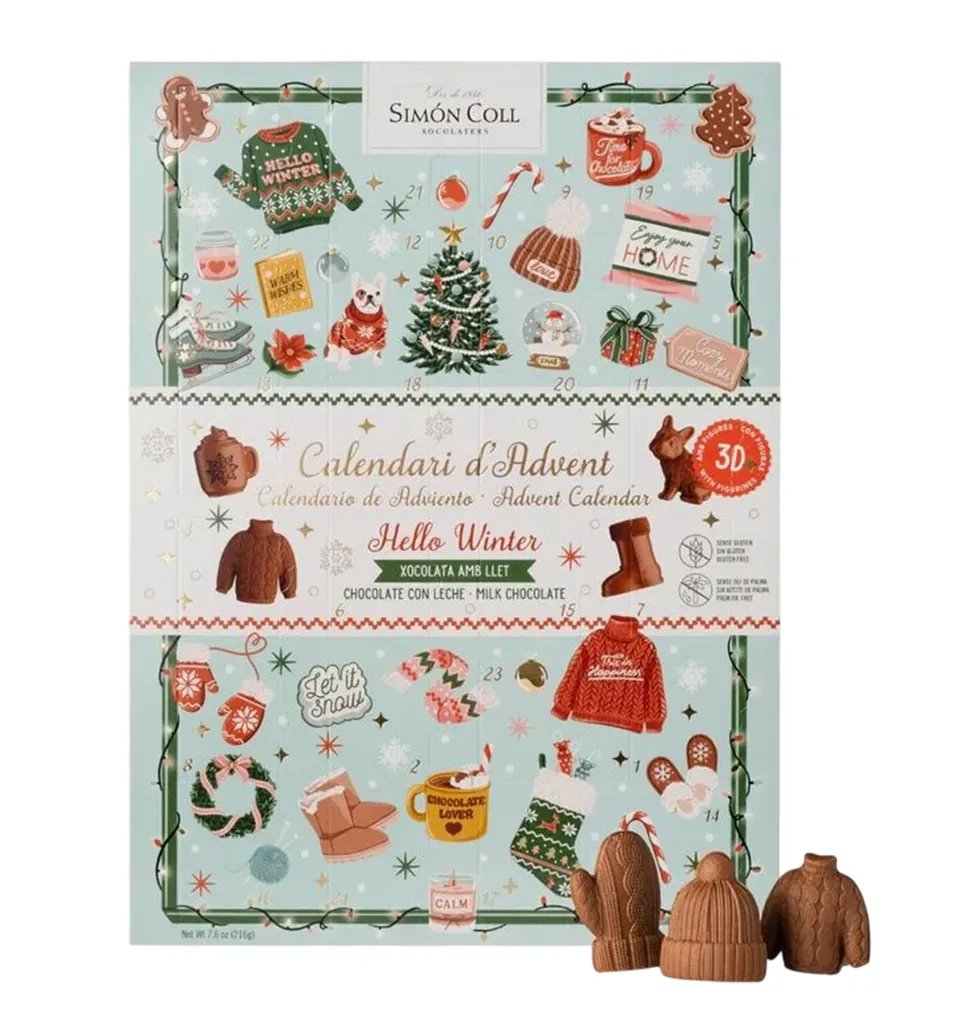 Deluxe Winter Chocolate Advent Set
