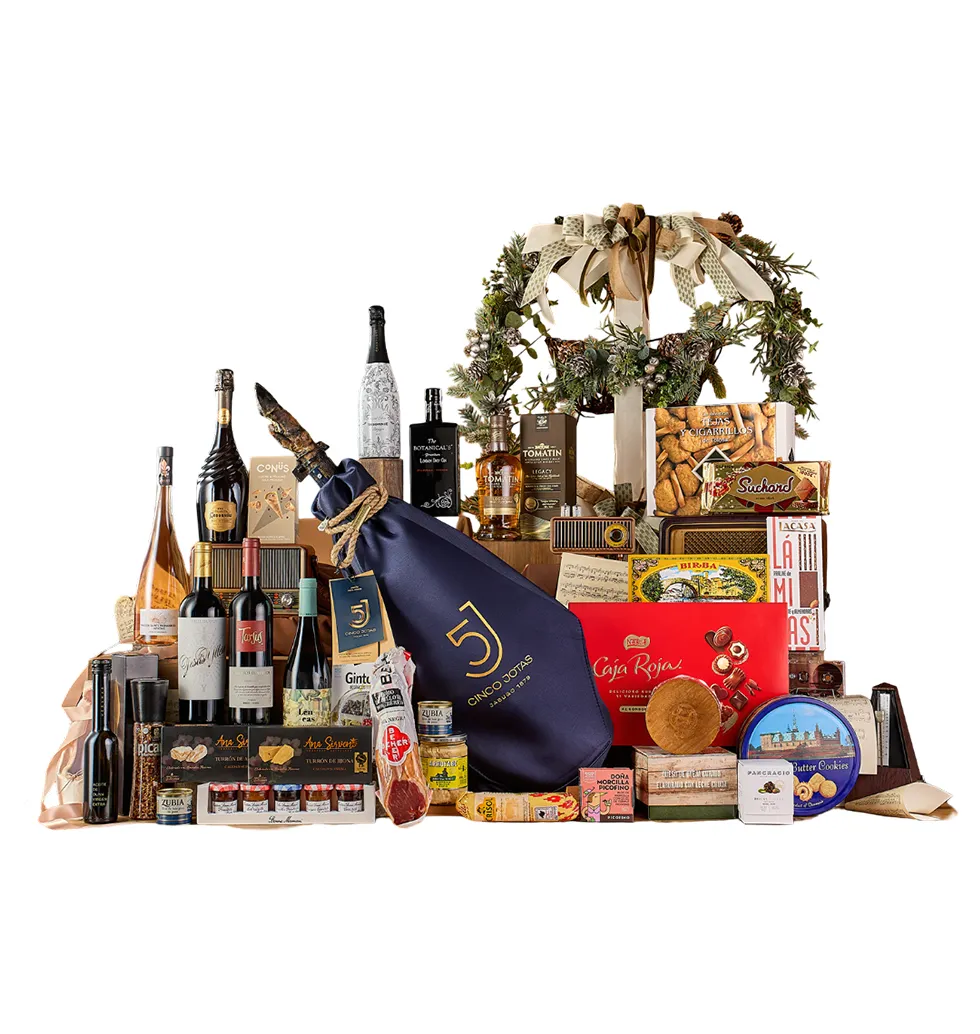 Opulent Iberian Delicacies Gift Basket