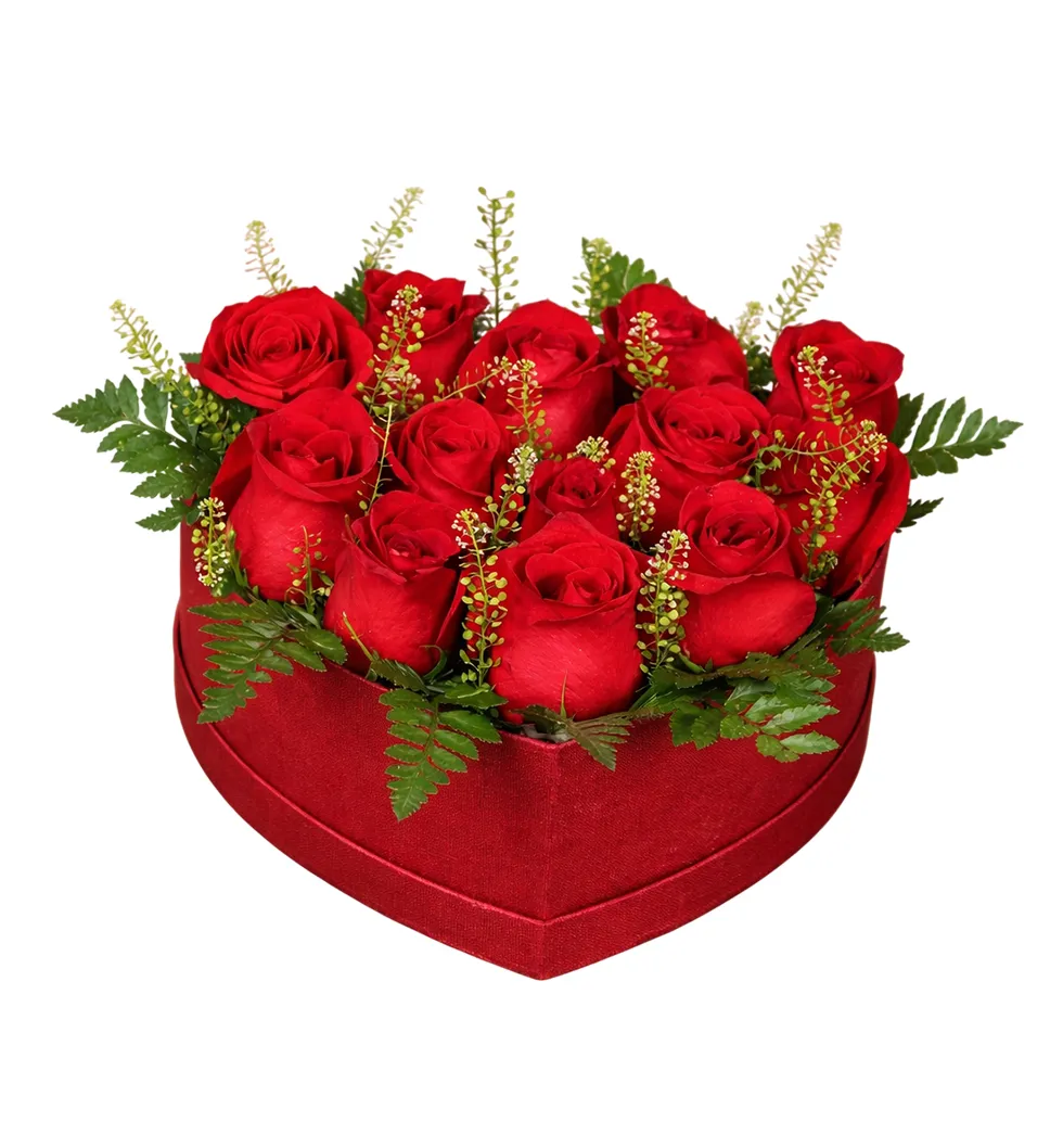 Elegant Love Rose Box Arrangement