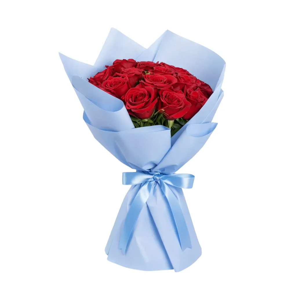 Premium 18 Roses Gift Bouquet