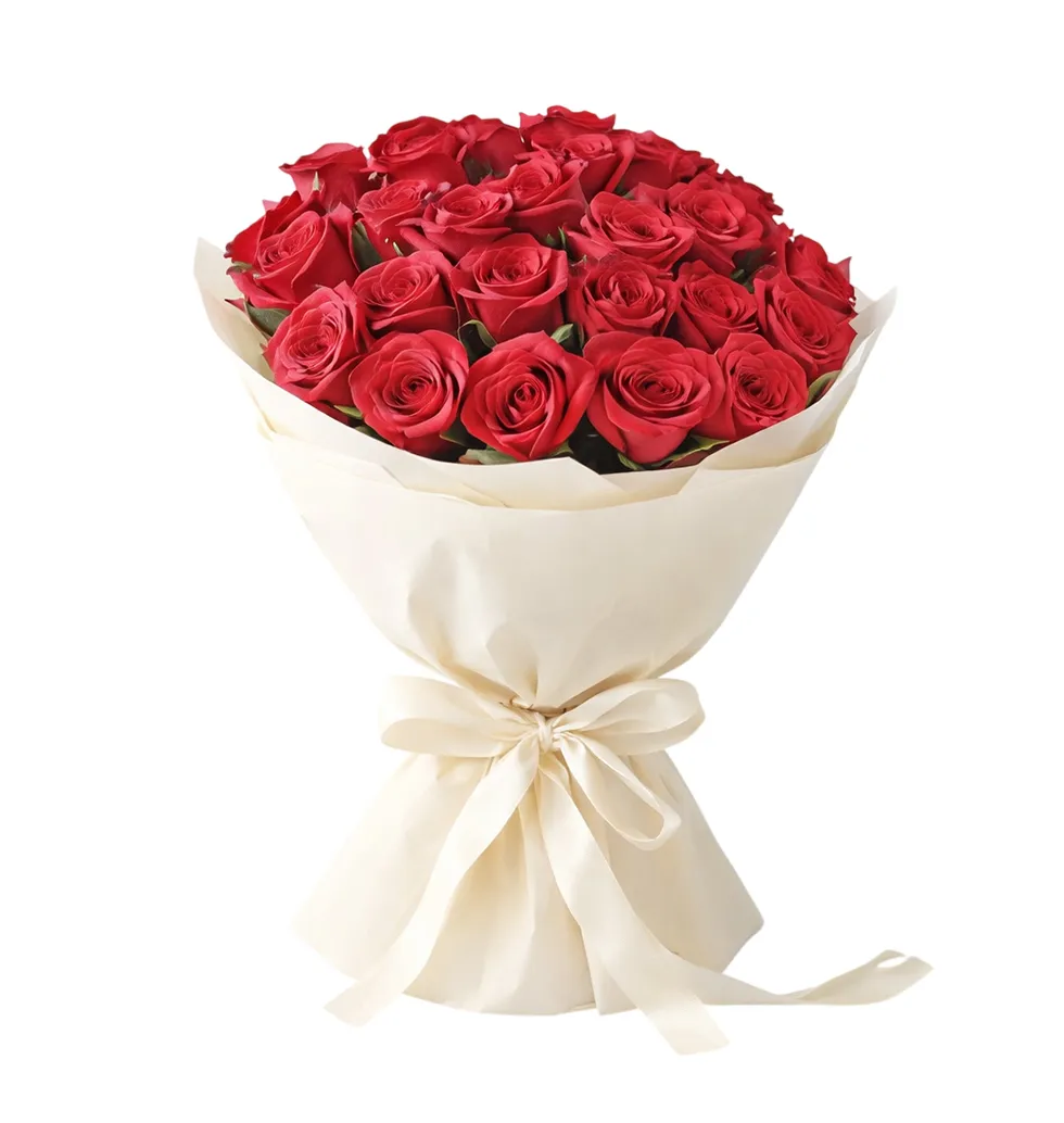 Elegant 24 Roses Bouquet Pack