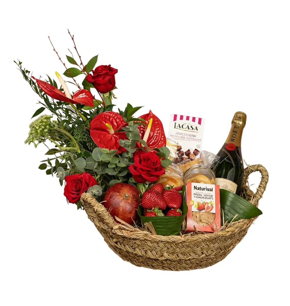 Gourmet Treats with Floral Elegance