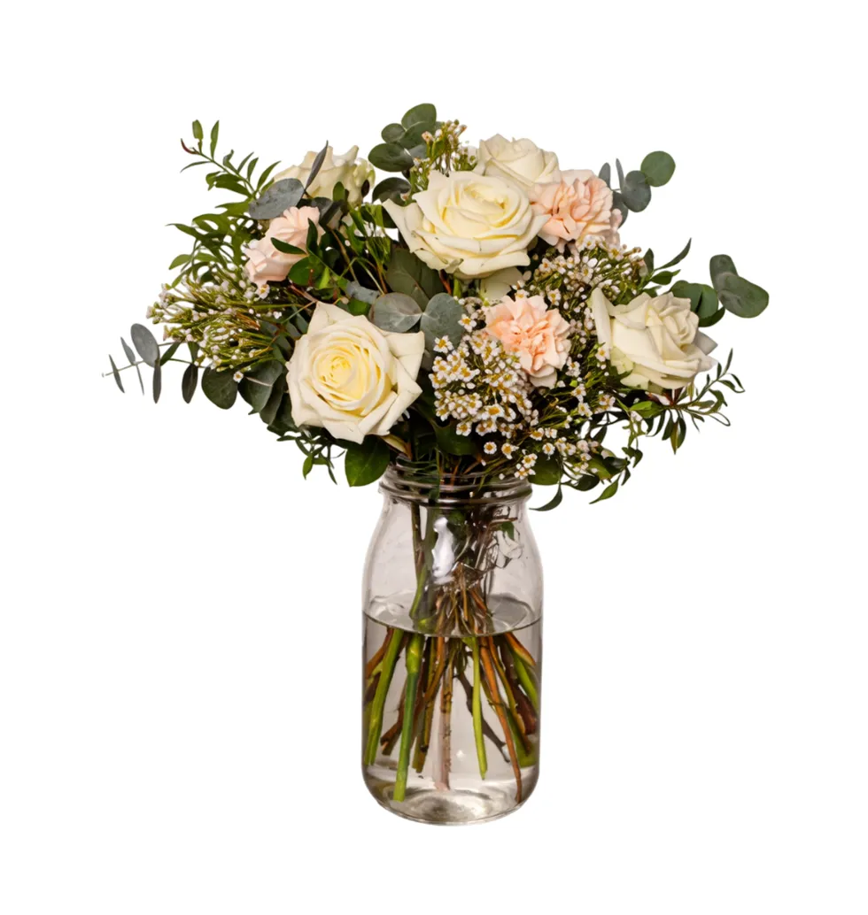 Graceful White Floral Gift