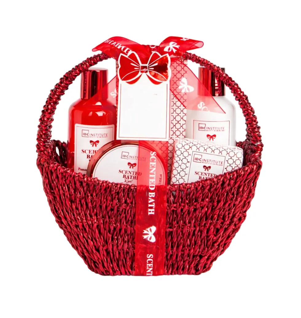 Chic Red Wellness Basket