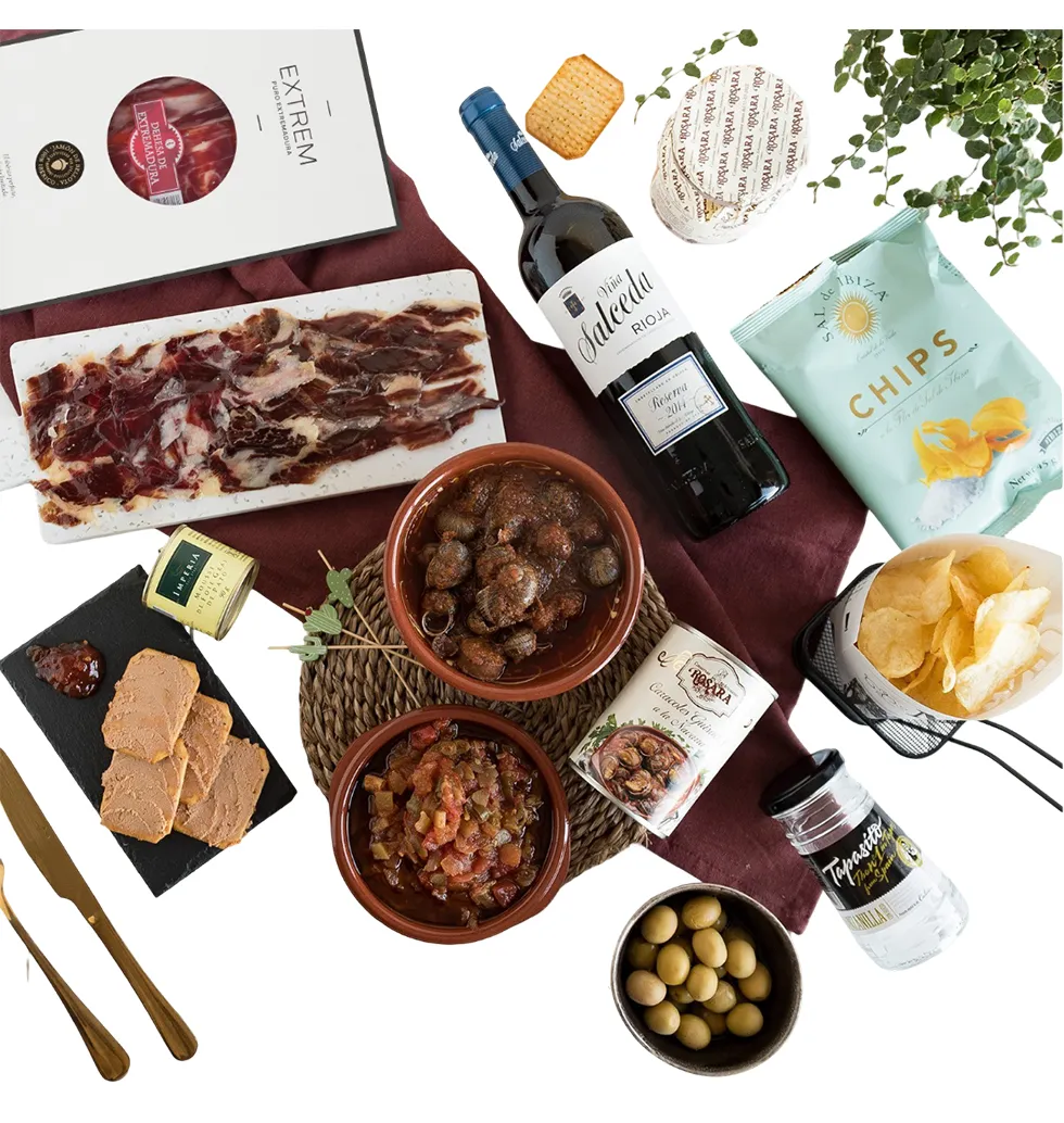 Taste of Spain: Tapas & Rioja Wine Gift