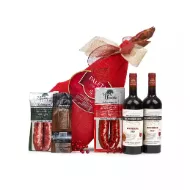 Mediterranean Treasure: Ham & Wine Pack